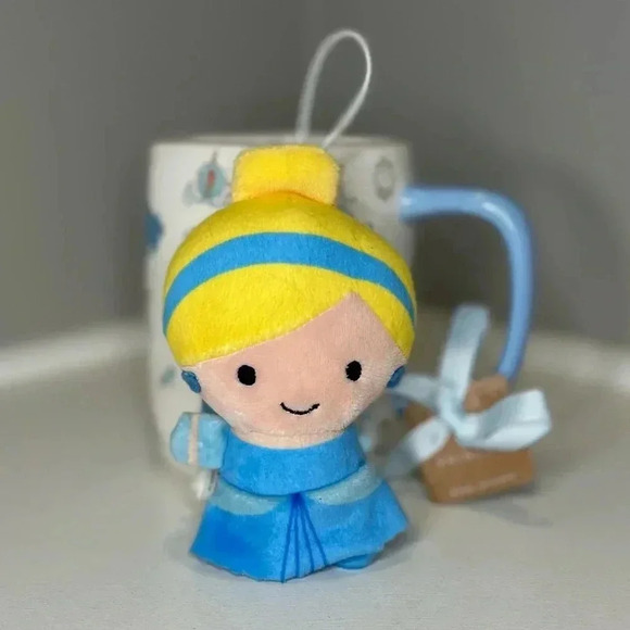 Hallmark Cinderella Itty  Bitty Plush Small Ornament - Picture 1 of 7